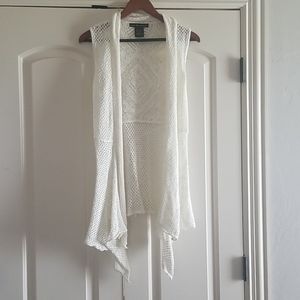 Knit Open Front Vest
